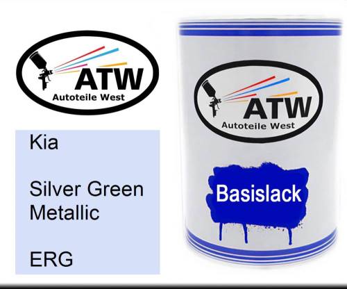 Kia, Silver Green Metallic, ERG: 500ml Lackdose, von ATW Autoteile West.